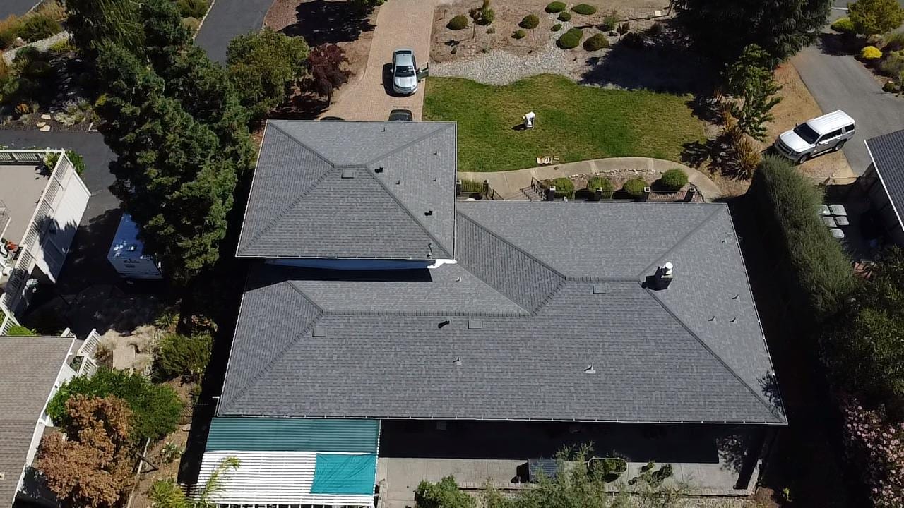 Asphalt Shingles roof installed by RoofCraft in the Bay Area