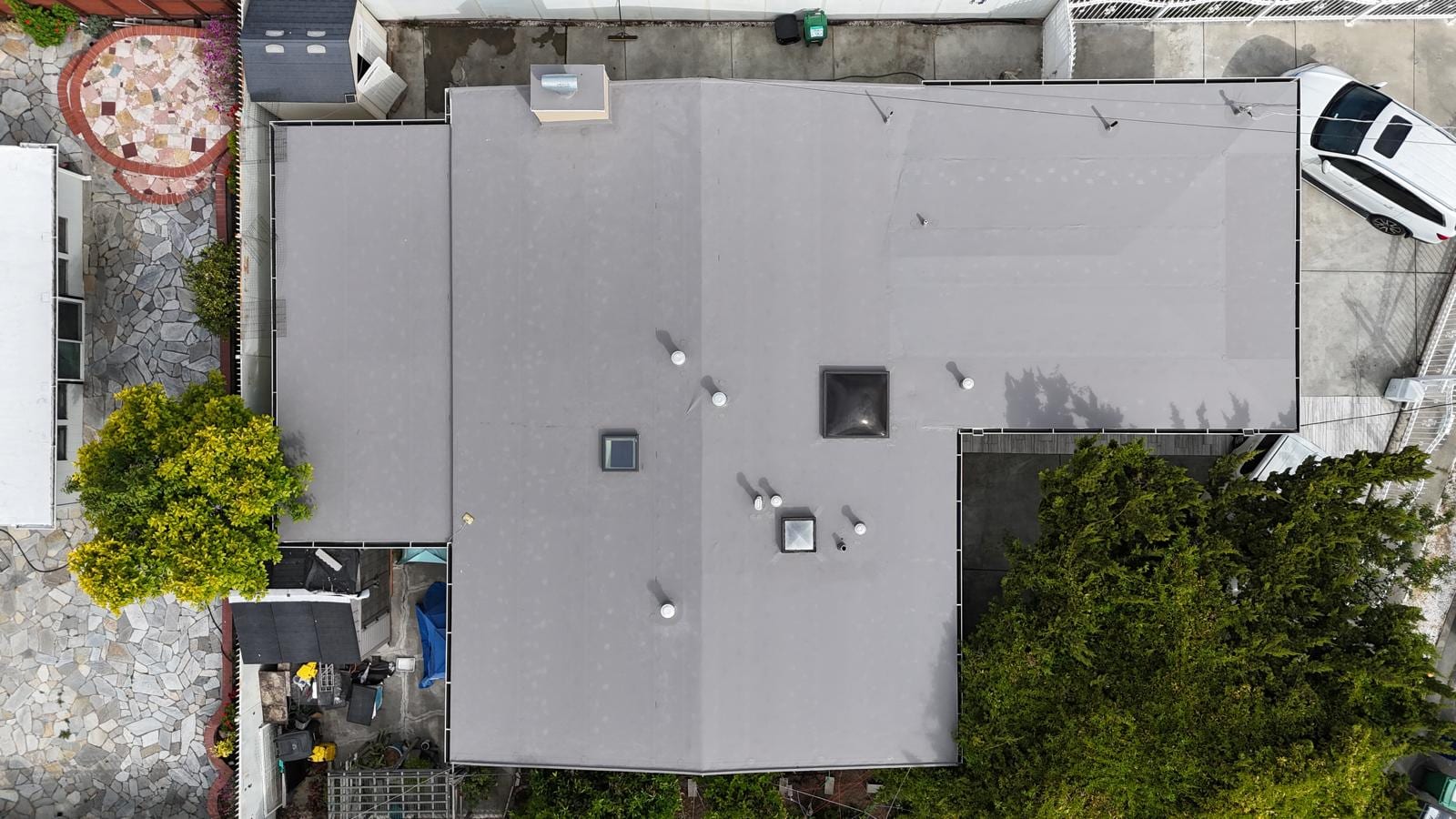 Flat Roof Systems roof installed by RoofCraft in the Bay Area
