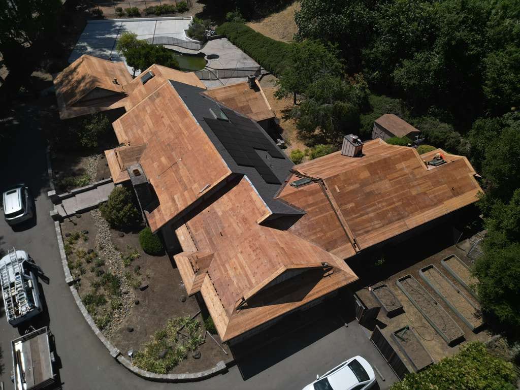 Wood Shake roof installed by RoofCraft in the Bay Area