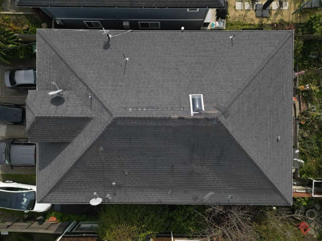RoofCraft aerial roof inspection in the Bay Area