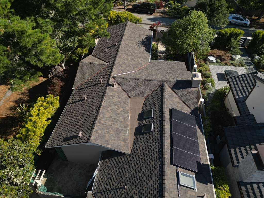 Estate Reroof with Solar, Tear-Off to Finish